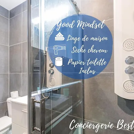 ✰ Good Mindset -4 Pers - Wifi- Boite A Clef ✰ Lägenhet Troyes